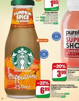 Dino Napój mleczno–kawowy frappuccino Pumpkin Spice Starbucks oferta