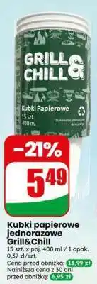 Dino Kubki papierowe jednorazowe Grill & Chill oferta