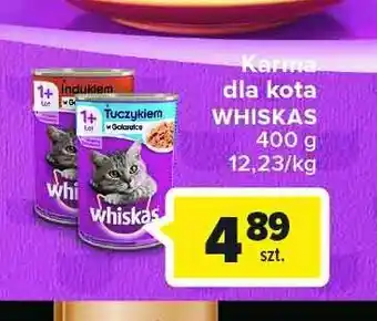 Carrefour Karma dla kota z indykiem 1 SZT 400 G oferta