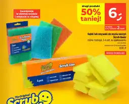 Dealz Gąbki lub zmywaki do mycia naczyń Scrub Basic oferta