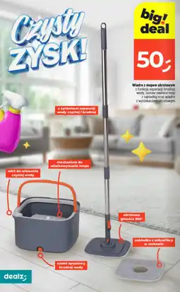 Dealz Wiadro z mopem obrotowym oferta