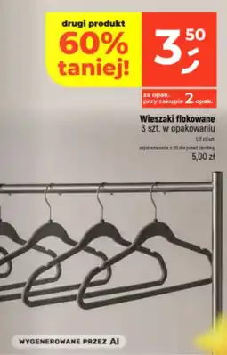 Dealz Wieszaki flokowane oferta