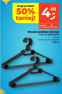Dealz Wieszaki plastikowe obrotowe oferta
