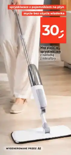 Dealz Mop płaski ze spryskiwaczem oferta
