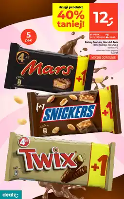 Dealz Batony Snickers, Mars lub Twix oferta