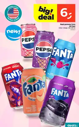 Dealz Napój gazowany Fanta lub Pepsi oferta