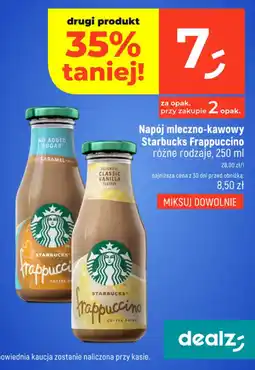 Dealz Napój mleczno-kawowy Starbucks Frappuccino oferta