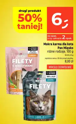 Dealz Mokra karma dla kota Pan Mięsko oferta