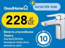 Castorama GoodHome Bateria umywalkowa Teesta oferta