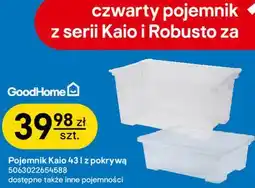 Castorama GoodHome Pojemnik Kaio 43 l z pokrywą oferta