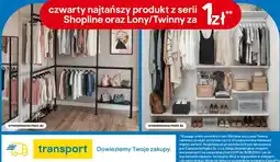 Castorama Meble modułowe i garderoby z serii Shopline oraz Lony/Twinny oferta