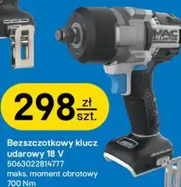 Castorama Mac Allister Bezszczotkowy klucz udarowy 18 V 5063022814777 oferta