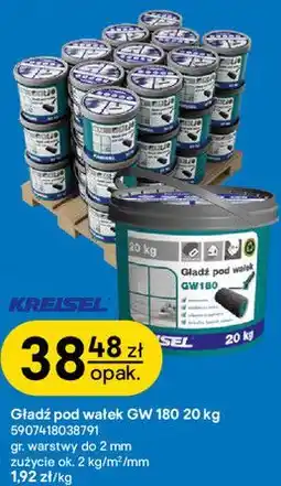 Castorama Gładź pod wałek GW 180 Kreisel oferta