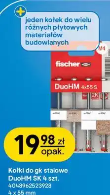 Castorama Kołki do gk stalowe DuoHM SK 4 szt. 4 x 55 mm fischer oferta