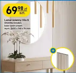 Castorama Lamel ścienny Vilo S kolor satin cream oferta