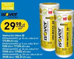 Castorama Wełna mineralna Isover Uni-Mata 38 oferta