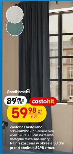 Castorama Zasłona Castellano GoodHome oferta