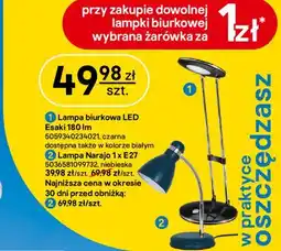 Castorama Lampa biurkowa LED Esaki / Lampa Narajo oferta