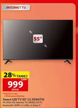 Auchan Telewizor 55'' 55au731 Lg oferta