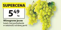 Auchan Winogrona jasne oferta