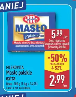 ALDI Masło Mlekovita oferta