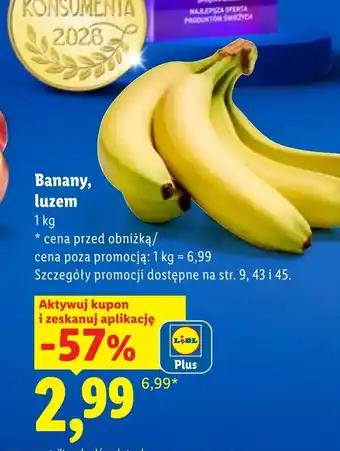 Lidl Banany oferta