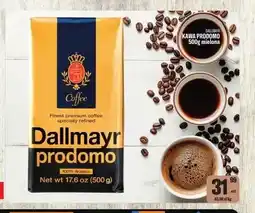 TomiMarkt Kawa mielona Prodomo Dallmayr oferta