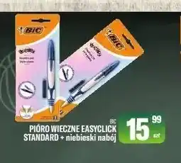TomiMarkt Pióro wieczne Easyclick Standard + niebieski nabój Bic oferta