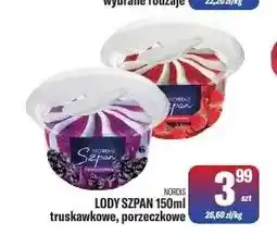 TomiMarkt Lody Szpan truskawkowe Nordis oferta