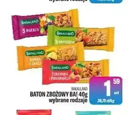 TomiMarkt Baton zbożowy BA! Bakalland oferta