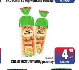 TomiMarkt Chleb tostowy pszenny Dan Cake oferta
