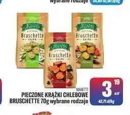 TomiMarkt Pieczone krążki chlebowe Bruschette Maretti oferta