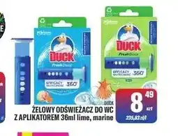 TomiMarkt Żelowy odświeżacz do wc z aplikatorem Lime Duck oferta