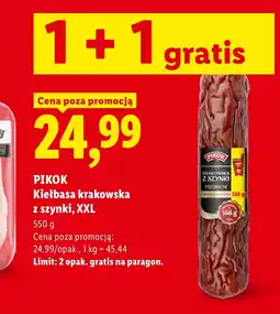 Lidl Kiełbasa Pikok oferta