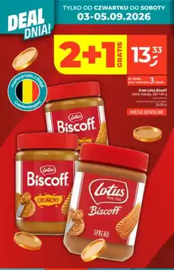 Dealz Krem Lotus Biscoff Crunchy oferta
