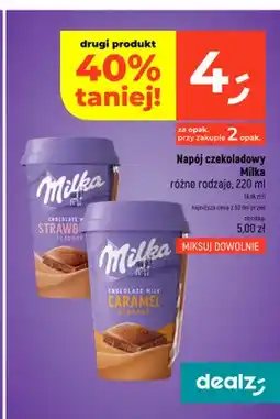 Dealz Napój czekoladowy Milka Strawberry Flavour oferta