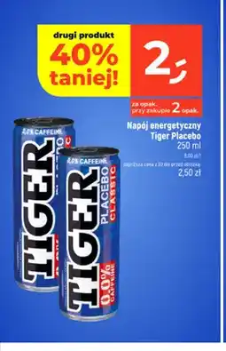Dealz Napój energetyczny Tiger Placebo oferta