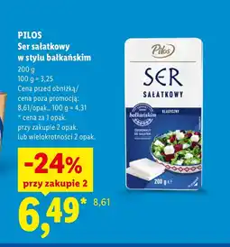 Lidl Ser sałatkowy Pilos oferta