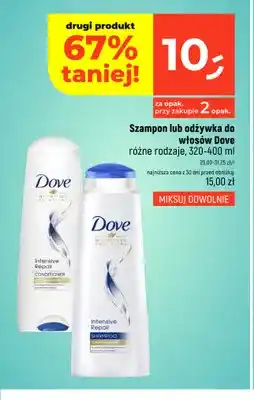 Dealz Szampon do włosów Intensive Repair Dove oferta
