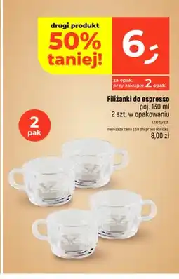 Dealz Filiżanki do espresso 2-pak oferta