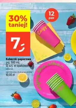 Dealz Kubeczki papierowe 12-pak oferta