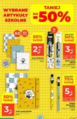Dealz Ołówki z gumką Minionki oferta