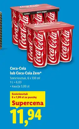 Lidl Napój gazowany oferta