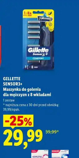 Lidl Maszynka do golenia Gillette oferta