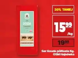API MARKET Ser gouda półtłusta OSM Hajnówka oferta