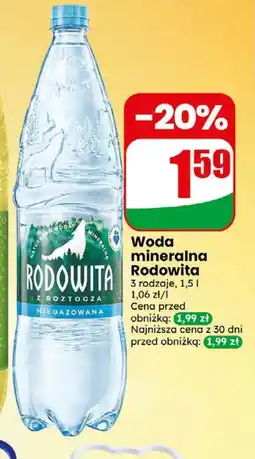 Dino Woda mineralna Rodowita oferta