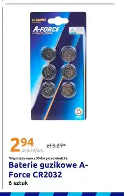 Action Baterie guzikowe A-Force CR2032 oferta