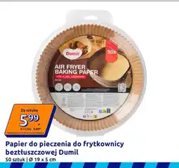 Action Papier do pieczenia do frytkownicy beztłuszczowej Dumil oferta