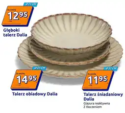 Action Talerz śniadaniowy Dalia glazura reaktywna z tłoczeniem Ø21 cm oferta