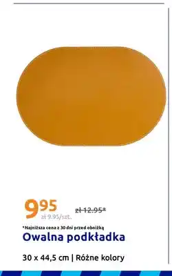 Action Owalna podkładka 30x44,5 cm oferta